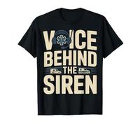 Voce Dietro Il Dispatcher di Emergenza Sirena EMS Maglietta