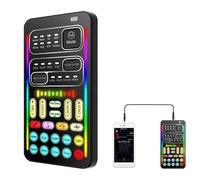 Voce per adulti - multifunzione portatile per cambiare lezione di canto Modifica Vocal Druise Live, scheda audio portatile, cambia la voce, 8 diversi effetti sonori, effetti sonori