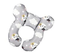 Vocheer, Cuscino di supporto per testa e collo per passeggino, seggiolino per auto e viaggi (con gufi)