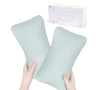 vocheer Mini cuscino da viaggio 28 x 17,8 cm, piccoli cuscini per dormire, piccoli cuscini per collo, polso, lombare e ginocchio, cuscino per animali domestici, in cotone, fodera rimovibile, lavabile