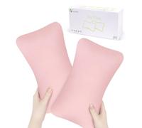 vocheer Mini cuscino da viaggio 28 x 17,8 cm, piccoli cuscini per dormire, piccoli cuscini per collo, polso, lombare e ginocchio, cuscino per animali domestici, in cotone, fodera rimovibile, lavabile