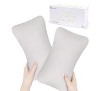 vocheer Mini cuscino da viaggio 28 x 17,8 cm, piccoli cuscini per dormire, piccoli cuscini per collo, polso, lombare e ginocchio, cuscino per animali domestici, in cotone, fodera rimovibile, lavabile