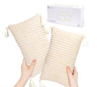 vocheer Piccolo cuscino da viaggio con nappe, 28 x 17,8 cm, cuscino per dormire, mini cuscini da viaggio, piccoli cuscini per collo, polso, lombare e ginocchio, animali domestici, lavabile in