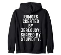 Voci Create dalla gelosia condivise da Stupidity Mindful Felpa con Cappuccio