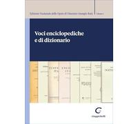 Libri Arangio-Ruiz Vincenzo - Voci Enciclopediche E Di Dizionario