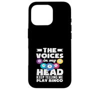 Voci Giocatore di Bingo Nella Mia Testa Continuano A Dicermi Giocare Bingo Custodia per iPhone 16 Pro