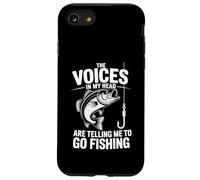 Voci nella mia testa divertente Bass Fishing Citazione Custodia per iPhone SE (2020) / 7 / 8