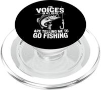 Voci nella mia testa divertente Bass Fishing Citazione PopSockets PopGrip per MagSafe