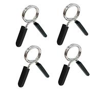 Vockvic 4 Pezzi Collari con Clip a Molla, 28mm Bilanciere Morsetti a Molla Olimpico Fermagli per Bilanciere, Antiscivolo Morsetto Sollevamento Pesi Bilanciere per Allenamento della Forza Fitness