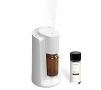 VOCOlinc Set iniziale per diffusore senza acqua con 20ml di olio profumato da hotel, nebulizzatore a batteria, 4 timer e 3 livelli di nebulizzazione di profumo per casa, auto e ufficio (Bianco)