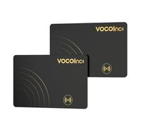 VOCOlinc Smart Card Tag,Bluetooth Wallet Tracker 2 Pack Thin 1.6mm Compatibile con Apple Dov’è (solo iOS, NON per Android), Localizzatore Portafogli Trova Oggetto per Bagaglio/Valigia/Passaporti