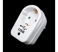 VOCOMO Presa di commutazione USB (3680 W) per amplificatore/ricevitore, EDV, computer, standby killer