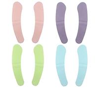 VOCOSTE 4 Paia Toilette Sedile Rivestimento Imbottitura, Bagno Caldo Toilette Sedile Cuscino Multicolore S