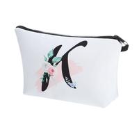 VOCOSTE Borsa per il trucco personalizzata, piccola pochette portaoggetti K