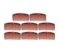 VOCOSTE Pettine Laterale Classico Nero 8pz Per Capelli In Plastica