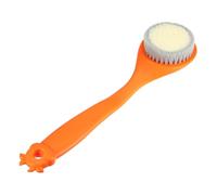 VOCOSTE Spazzola per il corpo, spazzola da bagno con manico lungo per doccia, 11.81" Arancia