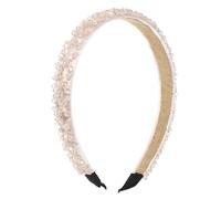 VOCOSTE Strass Fasce per Capelli, Fascia per Capelli per Donne, 0.79" Largo Champagne