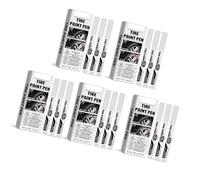 VOCUE 15 pennarelli bianchi per pneumatici, ad asciugatura rapida, resistenti all'acqua, per scrivere e riparare graffi sui pneumatici dell'auto