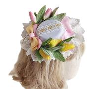 VOCUE Bella clip per capelli a forma di cappello a cilindro per ragazze molli fermagli per capelli per adolescenti adulti colorato coda di cavallo forcina