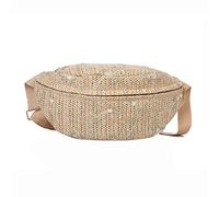 VOCUE Borsa di paglia da spiaggia da donna Marsupio Borsa Casual Grandi Borse da Cintura Sacchetto da Viaggio Borsa per telefono Marsupio Tasche sui fianchi