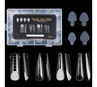 VOCUE Chiaro Full Duals Form French Tip Stickers Gel Art Mold Punte artificiali per estensione