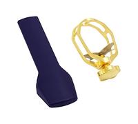 VOCUE Clip di fissaggio in metallo per sassofono soprano, legature per sassofono, clarinetto, bocchino in bachelite