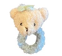 VOCUE Cravatta per capelli a forma di orso, in peluche, scrunchie con animali, per donne e ragazze, strumenti per lo styling dei capelli, cravatta in pile berbero