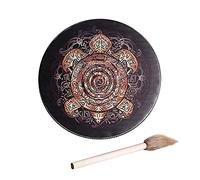 VOCUE Drum Sound Healer Drum Handmade Shamanic Drum Siberian Music Drums con Drum Stick Ornamenti Kit