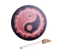 VOCUE Drum Sound Healer Drum Handmade Shamanic Drum Siberian Music Drums con Drum Stick Ornamenti Kit