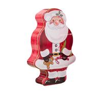 VOCUE Elegante scatola di latta per caramelle di Babbo Natale, robusta scatola di latta per caramelle di Babbo Natale per feste di Natale e appassionati di dolci dolcetti