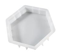 VOCUE Stampo in Silicone Esagonale di Grandi Dimensioni per Resina per la Conser