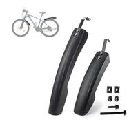 VODHXA Parafango Bici Set per Antimateria Steel City Frame - Belt Drive 2024, Bicicletta Mudguard Posteriore Anteriore Biciclette, Regolabile Parafanghi Bicicletta 24-29 Pollici,B