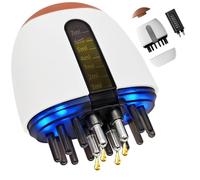 VODOZAVA Minoxidil 2025, applicatore elettrico 2 in 1 per massaggio radicale, erogatore di olio per cuoio capelluto, spazzola avanzata per la cura del cuoio capelluto per oliare i capelli (6 ml)