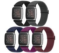 Vodtian - Cinturino elastico compatibile con Fitbit Versa 2/Versa Lite/Versa Special Edition, cinturino regolabile in nylon intrecciato di ricambio per cinturino sportivo da donna e uomo