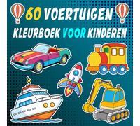 Voertuigen Kleurboek voor Kinderen 3-8 jaar: Auto's, Vrachtwagens, Treinen, Vliegtuigen en meer - 50+ Grote Kleurplaten voor urenlang kleurplezier - Perfect voor Kleine Handjes