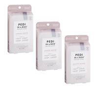 VOESH Pedi in a Box Deluxe 4 Step, Pack of 3 - Intensive Foot Treatment - VOESH Pedicure in a Box - DIY Pedi Kit - Vegan Spa Pedicure Kit - Pedicure Soak Kit - At-Home Foot Care…