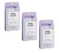 VOESH Pedi in a Box Deluxe 4 Step, Pack of 3 - Intensive Foot Treatment - VOESH Pedicure in a Box - DIY Pedi Kit - Vegan Spa Pedicure Kit - Pedicure Soak Kit - At-Home Foot Care…