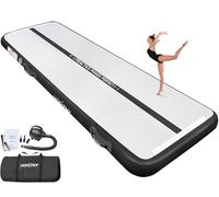 VOFiTNY Stuoia di ginnastica multiuso tutti i propositi robusta pista gonfiabile per la casa/palestra