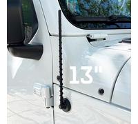 VOFONO Antenna da 13 pollici per Jeep Wrangler Gladiator 2007-2025, aggiornamento antenna corta per JL JK Rubicon Sahara Unlimited Sport Willys 4xe Mojave High Altitude Jeep Accessori