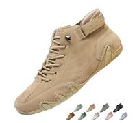 Vogany Shoes Women, Waterproof And Breathable Orthopedic Shoes, Arch Support, Vogany Boots for Outdoor, Reduces Walking Fatigue(Khaki,Numeric_35)