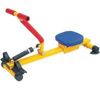 Vogatore a resistenza idraulica per la casa, attrezzatura multi-palestra con design monorotaia, perfetto per il fitness e il divertimento dei bambini