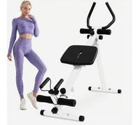 Vogatore Ad Aria, 4 in 1 Multifunzione, Trainer Addominale e Vogatore, Pieghevole e Salvaspazio, per Allenamento Cardio e Forza, Fitness a Casa