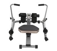 Vogatore idraulico a pieno movimento regolabile - Pagaia domestica pieghevole con display LCD e guida lunga per esercizi cardio e fitness a casa, carico massimo 120 kg, resistenza