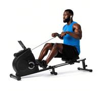 Vogatore Magnetico definitivo per l'home Fitness - Vogatore Indoor Compatto con capacità di 300 libbre con 8 Livelli di Resistenza silenziosa Allenamento per Tutto Il Corpo Facile da riporre