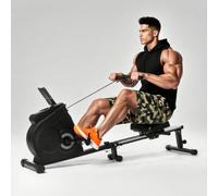 Vogatore Magnetico per la casa - 300LB Warrior Capacity, Resistenza silenziosa a 8 Livelli e Tracker delle Prestazioni LCD, accendi la Tua Rivoluzione Fitness!