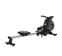 Vogatore Magnetico Pieghevole con Volano 8 Livelli e Monitor LCD Nero