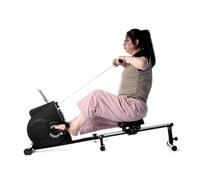 Vogatore Magnetico Pieghevole per Casa 8 Livelli di Resistenza Vogatore Silenzioso capacità di Massima di 158 kg Facile da Montare Ideale per Allenamento Cardio Domestico
