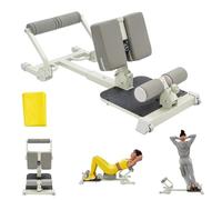 Vogatore per la casa, pieghevole, pressa idraulica, Rowing Machine con fascia elastica per cardio e allenamento della forza, attrezzi per il fitness a casa, salvaspazio, fino a 120 kg (grigio)