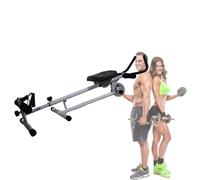 Vogatore Pieghevole, Multifunzione 4 in 1 Casa, Rowing Machine Compatto, Resistenza Regolabile Addominali Glutei, Allenamento Cardio Fitness, Interno Domestico
