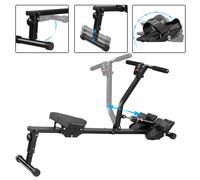 Vogatore Pieghevole per Casa con 12 Livelli Resistenza Display LCD Portata 120kg